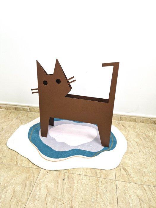 José Soler Art - The Cat KH. Rust- No Reserve, Antiek en Kunst, Kunst | Designobjecten