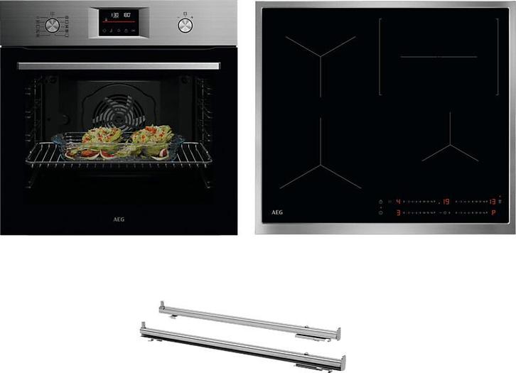 Aeg Mm300bspi Inbouwset Met Heteluchtoven En, Elektronische apparatuur, Ovens, Ophalen of Verzenden