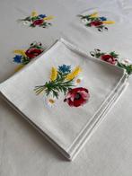 Service de table (9) - Magnifique nappe + 8 serviettes de