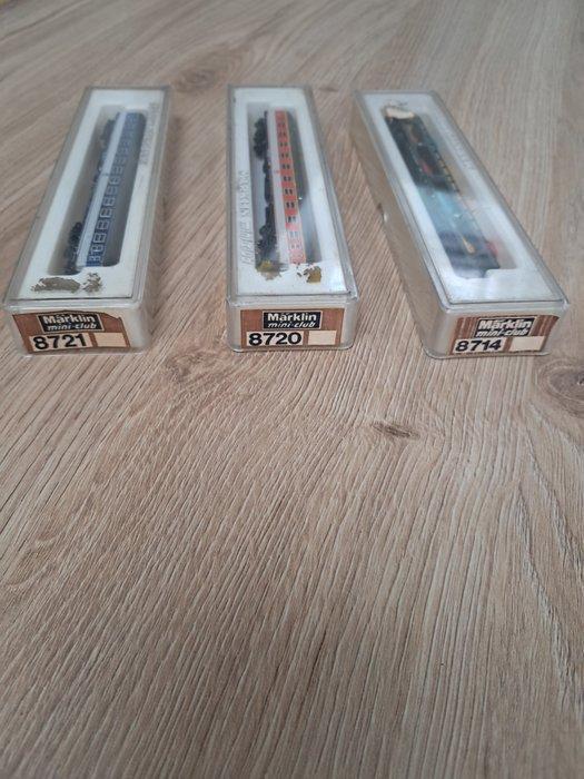 Märklin Z - 8714; 8720; 8721 - Treinset (3) - Set van 3, Hobby en Vrije tijd, Modeltreinen | H0