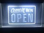 OPEN neon bord lamp LED verlichting reclame lichtbak #26 COM, Huis en Inrichting, Nieuw, Verzenden