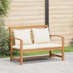 vidaXL Tuinbank Bruin 110 x 64 x 76.5 cm Massief teakhout, Tuin en Terras, Tuinsets en Loungesets, Verzenden, Nieuw