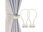 Veiling - Gordijnmagneten beige - set van 2, Huis en Inrichting, Stoffering | Gordijnen en Lamellen, Nieuw