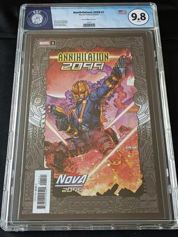 Annihilation 2099 #1 Ken Lashley 2099 Frame Variant + #4 -