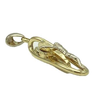 Pendentif - 18 carats Or blanc, Or jaune