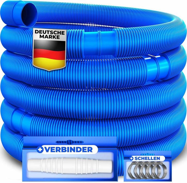 KESSER® Zwembadslang 8 m / Ø 38 mm | zwembadslang met | zonn, Tuin en Terras, Zwembad-toebehoren, Nieuw, Verzenden