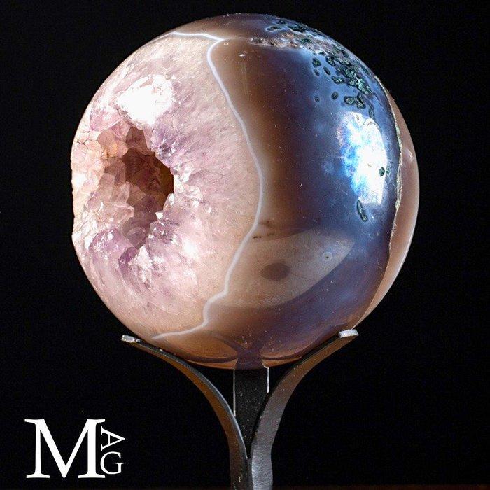 Topkwaliteit amethistbol - First Choice Mineral - Hoogte:, Verzamelen, Mineralen en Fossielen