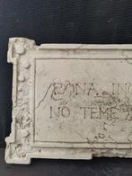 Reliëf, Mattonella con proverbio Veneziano - 55 cm - Marmer
