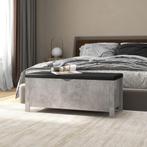 vidaXL Opbergbox met kussen 105x40x45 cm bewerkt hout, Verzenden, Nieuw