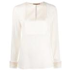 Twinset • sneeuw witte blouse met parels • M (IT44)