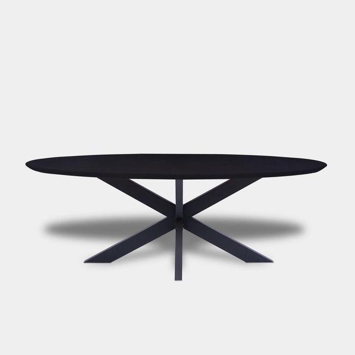 Tafel Ovaal Eikenhout  Matrix  180x90, Huis en Inrichting, Tafels | Eettafels