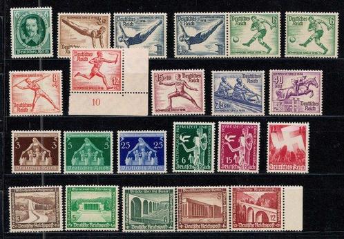 Duitse Rijk - Driede Rijk postfrisch op steekkaarten -, Postzegels en Munten, Postzegels | Europa | Duitsland