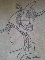 Jean Cocteau (1889-1963) - Taureau de Persepolis