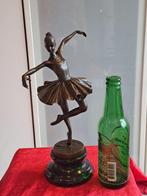 Beeld, Ballerina after Milo -1,7 kg - 31 cm - Brons, Marmer