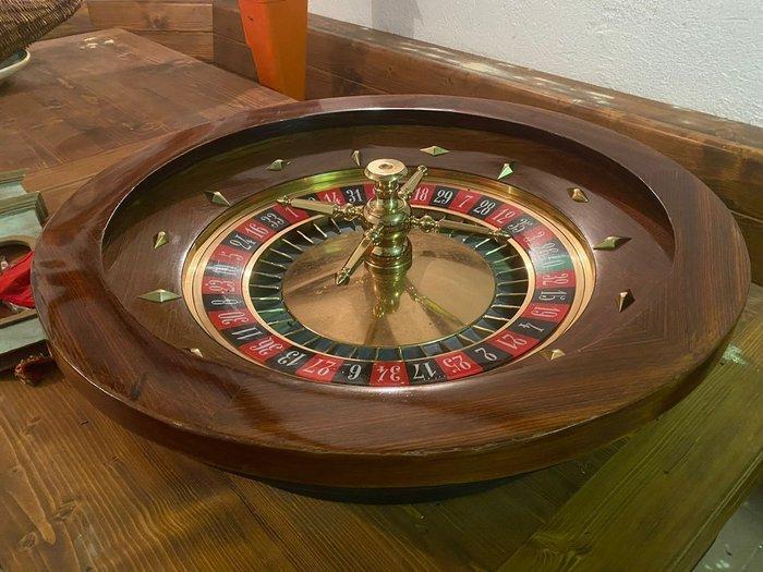 Unknown - Bordspel - Roulette da tavolo - Hout en messing, Antiek en Kunst, Antiek | Overige Antiek