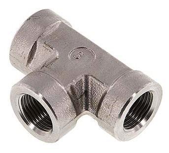 G 1'' RVS T-stuk 160 Bar - Hydrauliek, Doe-het-zelf en Bouw, Overige Doe-Het-Zelf en Bouw, Verzenden