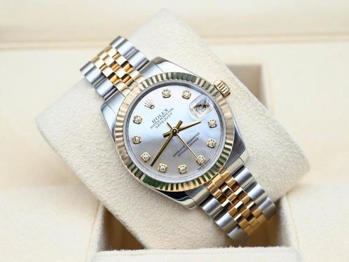 Rolex Datejust Ref. 178273 Year 2009 (Box & Papers), Handtassen en Accessoires, Horloges | Dames, Goud, Zo goed als nieuw, Goud