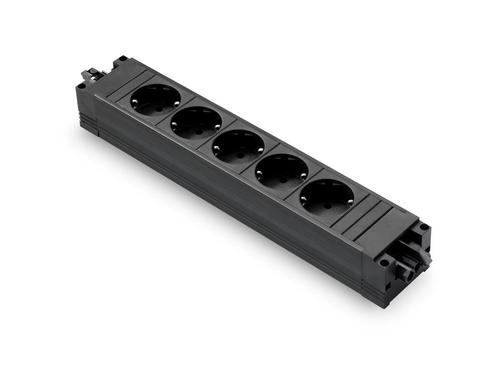 Bachmann Step Base 5X 230V RA GST In/Out Noir - 906.18821, Bricolage & Construction, Électricité & Câbles, Envoi