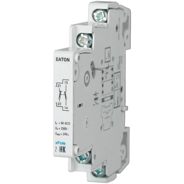 Eaton Z-HK hulpcontact 1N/O+1N/C - 8 A - 250 V AC - 248432, Doe-het-zelf en Bouw, Elektriciteit en Kabels, Verzenden