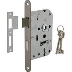 Woningbouw klavier dag- en nachtslot geborsteld rvs 55 mm..., Ophalen of Verzenden, Nieuw, Slot