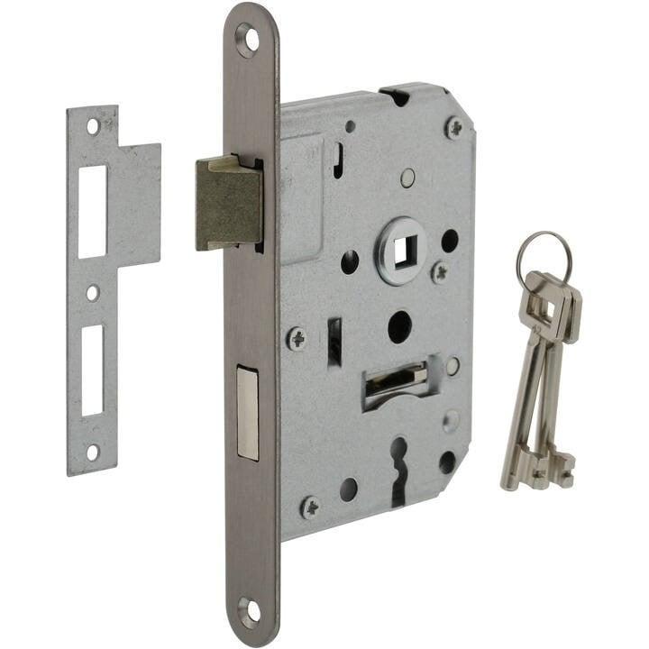 Woningbouw klavier dag- en nachtslot geborsteld rvs 55 mm..., Bricolage & Construction, Serrurerie de bâtiment & Dispositif de fermeture