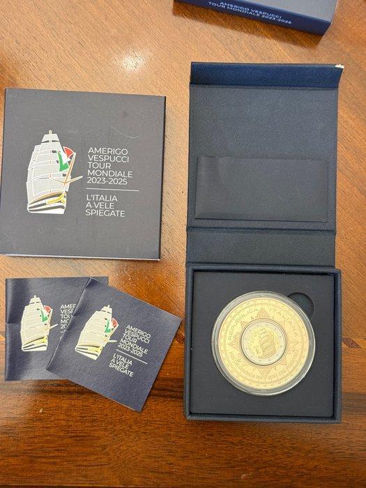 Italië. 2 Euro / 10 Euro 2025 Amerigo Vespucci (2 monete), Postzegels en Munten, Munten | Europa | Euromunten