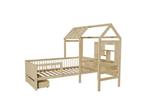 Veiling - Kinderbed Yari - Incl. Tafel en Lade - Naturel, Nieuw
