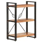 vidaXL Boekenkast met 3 schappen 60x30x80 cm massief, Huis en Inrichting, Kasten | Boekenkasten, Verzenden, Nieuw