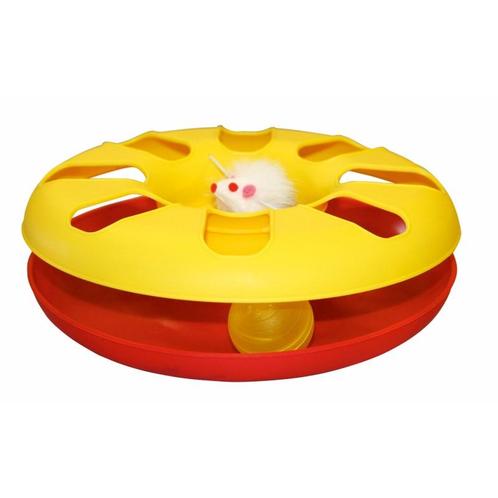 Racing wheel kattenspeel- goed ø 24 cm, op kleur gesort. -, Dieren en Toebehoren, Katten-accessoires, Nieuw