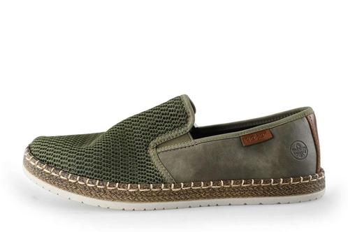 Rieker Instappers in maat 43 Groen | 5% extra korting, Kleding | Heren, Schoenen, Overige kleuren, Zo goed als nieuw, Overige typen