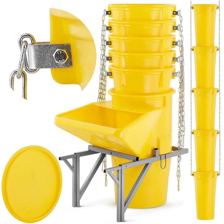Stortkoker - met draagconstructie - 10m - 11-delig - Ø 60.., Doe-het-zelf en Bouw, Overige Doe-Het-Zelf en Bouw, Nieuw, Ophalen of Verzenden