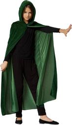 2dekans | dressforfun - Mystieke fluwelen cape groen 74 cm -, Ophalen of Verzenden