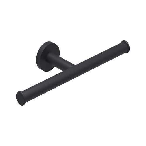 Toiletrolhouder IVY Dubbel Mat Zwart PED, Doe-het-zelf en Bouw, Sanitair, Bad, Nieuw, Ophalen of Verzenden