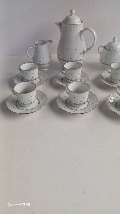 Richard Ginori - Koffieservies (15) - Porselein, Antiquités & Art, Antiquités | Meubles | Tables