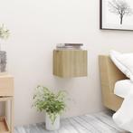 vidaXL Nachtkastje 30,5x30x30 cm bewerkt hout sonoma, Huis en Inrichting, Slaapkamer | Nachtkastjes, Verzenden, Nieuw
