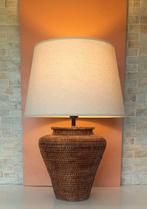 Lamp - Style Bohême Chic et Naturel - Rattan, Textiel