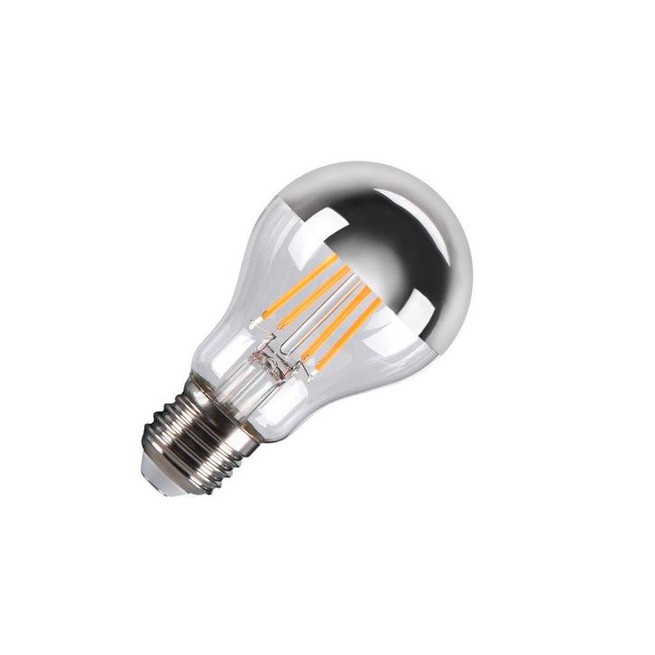 Slv A60 Chrome Tête Miroir Led E27 7.5W 2700K - 1005305, Doe-het-zelf en Bouw, Bouwverlichting, Verzenden