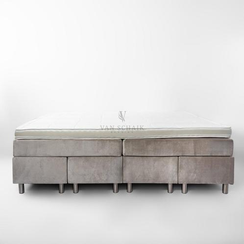 van Schaik Familie Boxspring Kingsize XXL zonder hoofdbord, Huis en Inrichting, Slaapkamer | Boxsprings