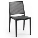 Stoel | Kunststof | Zwart | In-/Outdoor | 450x540x830(h)mm, Zakelijke goederen, Verzenden, Nieuw in verpakking