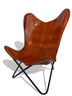 Fauteuil - Vlinderstoel - Leder, Metaal - Vlinderstoel -