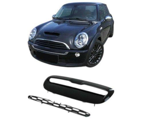 Airscoop Hoogglans Zwart Mini R50 R52 R53 CP010, Auto-onderdelen, Carrosserie, Nieuw, Herkomst onderdeel bekend, BMW, Mini, Voor