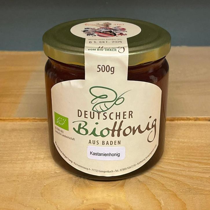 BIO-Honing Rauw - Edelkastanje (Edel-Kastanien) Zwarte Woud, Sport en Fitness, Gezondheidsproducten en Wellness, Ophalen of Verzenden