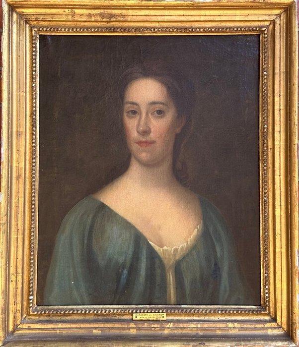 Sir Godfrey Kneller (1646-1723) Follower of - A Portrait of, Antiek en Kunst, Kunst | Schilderijen | Klassiek