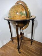 Bar globe - Personnalisé - Bois, Laiton, Papier