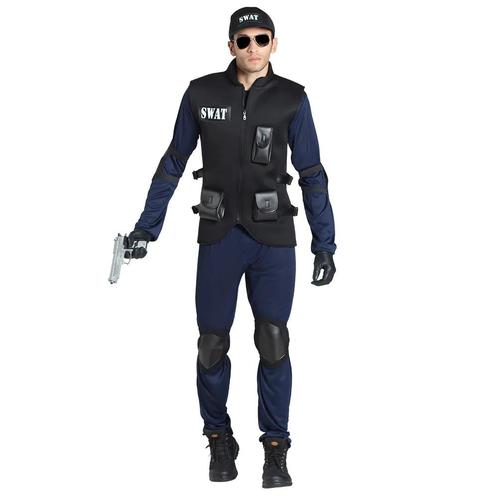 Politie Kostuum Heren Swat, Vêtements | Hommes, Costumes de carnaval & Vêtements de fête, Envoi