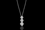 Halsketting - 14 karaat Witgoud - 3.55ct. tw. Diamant, Nieuw
