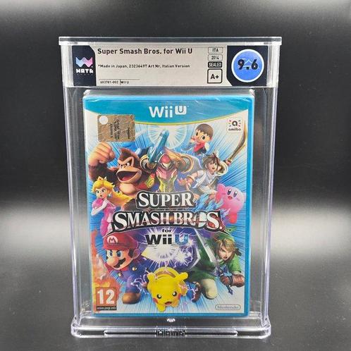 Nintendo - Wii u - Super Smash Bros WATA 9.6 A+ Sealed -, Games en Spelcomputers, Spelcomputers | Overige Accessoires