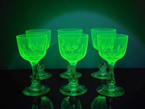 Val Saint Lambert - Drinkservies (6) - Olivier Servies -, Antiek en Kunst, Antiek | Glaswerk en Kristal