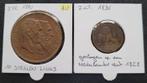 Belgique. 2 Centimes/10 Centimes 1836/1880 Over NL cent/