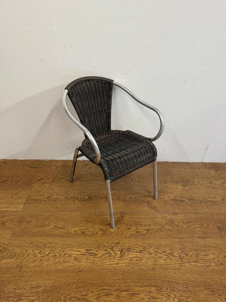 Gebruikte Terrasstoel - S3896- Vintage/Café, Tuin en Terras, Aarde en Mest, Ophalen